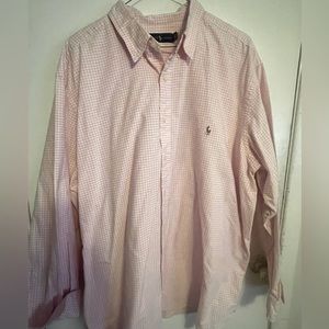 Long sleeve button down shirt.